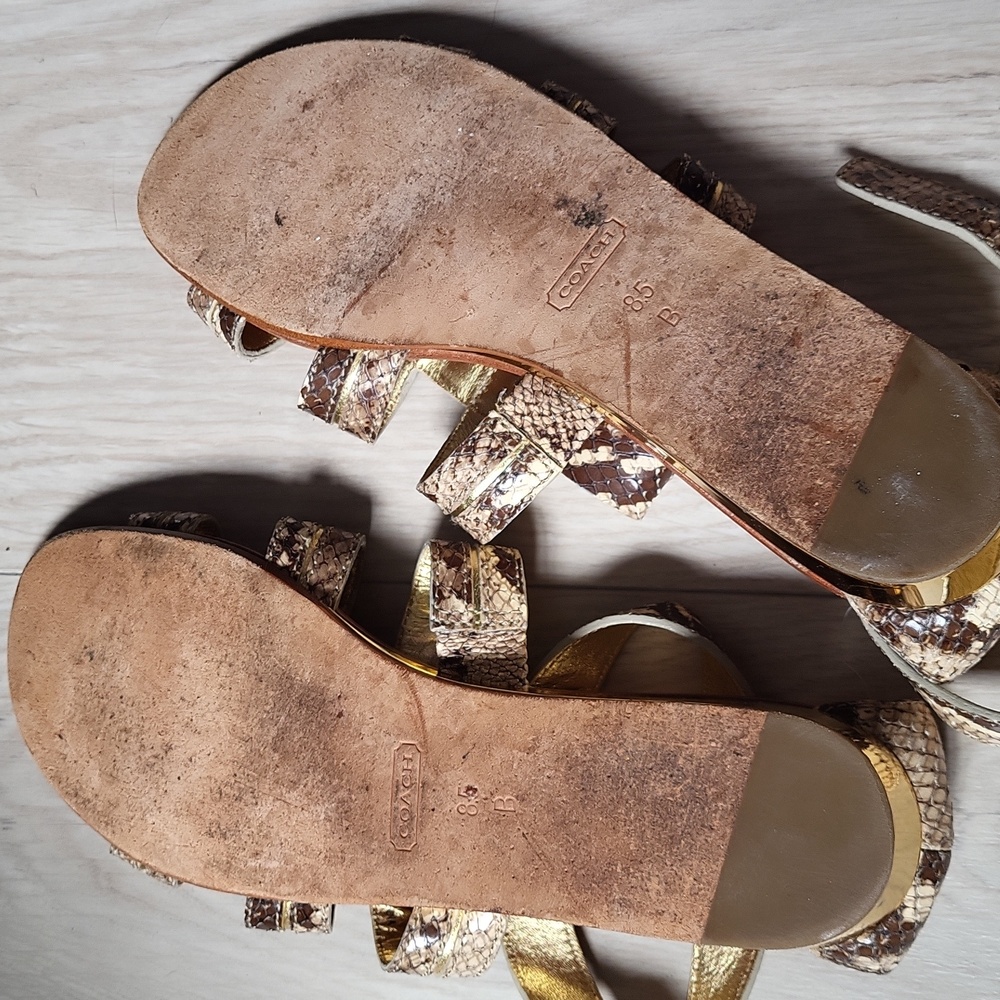 Coach sandals 8.5 - Picture 4 of 4